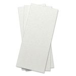 Moonrock White Flat Card - 4 x 9 1/4 Environment Smooth 120C