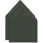 Black Forest Double Envelopes - A7 Gmund Colors Matt 5 1/4 x 7 1/4 Euro Flap 68T