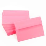 Shocking Pink Envelopes - A1 Glo-Tone 3 5/8 x 5 1/8 Straight Flap 60T