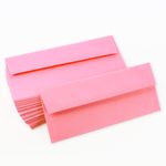 Shocking Pink Envelopes - #10 Glo-Tone 4 1/8 x 9 1/2 Straight Flap 60T