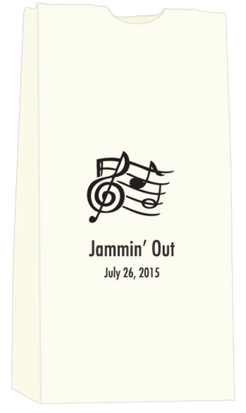 Musical Notes Personalized Goodie Bags