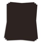 Ebony Black Paper - 8 1/2 x 11 Gmund Colors Matt 68lb Text