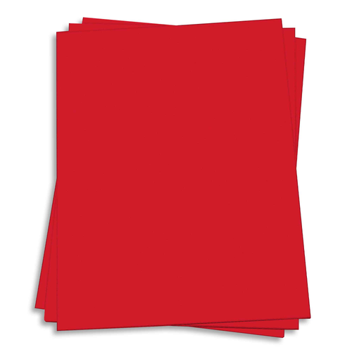 Scarlet Red Paper - 8 ½ x 11 Gmund Colors Matt 68lb Text