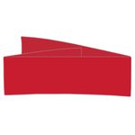 Scarlet Red Invitation Belly Bands, Colors Matt, 12 Inch