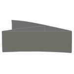 Slate Gray Invitation Belly Bands, Colors Matt, 14 Inch