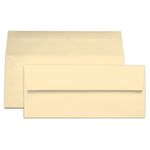 Antique Ivory Envelopes - #10 Gmund Colors Matt 4 1/8 x 9 1/2 Straight Flap 68T
