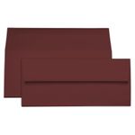 Merlot Red Envelopes - #10 Gmund Colors Matt 4 1/8 x 9 1/2 Straight Flap 68T