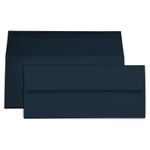 Dark Navy Blue Envelopes - #10 Gmund Colors Matt 4 1/8 x 9 1/2 Straight Flap 81T