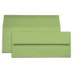 Olive Green Envelopes - #10 Gmund Colors Matt 4 1/8 x 9 1/2 Straight Flap 68T