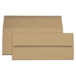 Beach Sand Brown Envelopes - #10 Gmund Colors Matt 4 1/8 x 9 1/2 Straight Flap 68T