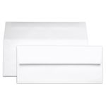 Snow White Envelopes - #10 Gmund Colors Matt 4 1/8 x 9 1/2 Straight Flap 81T