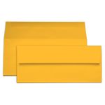 Sun Glow Yellow Envelopes - #10 Gmund Colors Matt 4 1/8 x 9 1/2 Straight Flap 81T