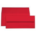 Scarlet Red Envelopes - #10 Gmund Colors Matt 4 1/8 x 9 1/2 Straight Flap 68T