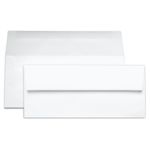 Wedding White Envelopes - #10 Gmund Colors Matt 4 1/8 x 9 1/2 Straight Flap 91T