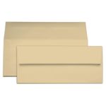 Wheat Tan Envelopes - #10 Gmund Colors Matt 4 1/8 x 9 1/2 Straight Flap 68T