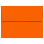 Orange Light Envelopes - A2 Glo-Tone 4 3/8 x 5 3/4 Straight Flap 60T