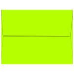 Shocking Green Envelopes - A2 Glo-Tone 4 3/8 x 5 3/4 Straight Flap 60T