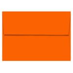 Orange Light Envelopes - A1 Glo-Tone 3 5/8 x 5 1/8 Straight Flap 60T