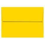 Shocking Yellow Envelopes - A7 Glo-Tone 5 1/4 x 7 1/4 Straight Flap 60T