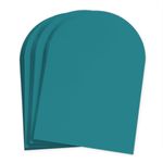 Aqua Blue Arch Shaped Card - A2 Gmund Colors Matt 4 1/4 x 5 1/2 111C