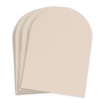 Chardonnay Beige Arch Card - A2 Gmund Colors Matt 4 1/4 x 5 1/2 111C