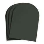 Black Forest Arch Shaped Card - A2 Gmund Colors Matt 4 1/4 x 5 1/2 111C