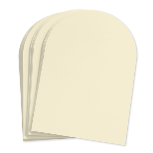 Sage Arch Shaped Card - A2 Gmund Colors Matt 4 1/4 x 5 1/2 111C