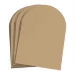 Beach Sand Arch Shaped Card - A2 Gmund Colors Matt 4 1/4 x 5 1/2 111C