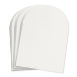 Wedding White Arch Card - A2 Gmund Colors Matt 4 1/4 x 5 1/2 111C