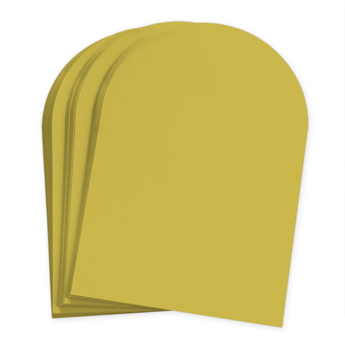 Sage Arch Shaped Card - A2 Gmund Colors Matt 4 1/4 x 5 1/2 111C - LCI Paper