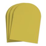 Chartreuse Arch Shaped Card - A7 Gmund Colors Matt 5 x 7 111C