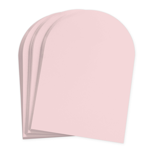 Powder Pink Deckle Edge Card - A7 Gmund Colors Matt 111C