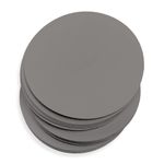 Cobblestone Gray Round Card - 5 x 5 Round Gmund Colors Matt 111C