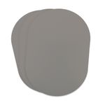 Cobblestone Gray Double Arch Invitation Card - A2 Gmund Colors Matt 4 1/4 x 5 1/2 111C
