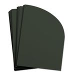 Black Forest Half Arch Shaped Card - A2 Gmund Colors Matt 4 1/4 x 5 1/2 111C