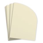 Wedding Cream Half Arch Card - A2 Gmund Colors Matt 4 1/4 x 5 1/2 111C