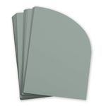 Sage Half Arch Card - A2 Gmund Colors Matt 4 1/4 x 5 1/2 111C