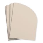 Chardonnay Beige Half Arch Shaped Card - A7 Gmund Colors Matt 5 x 7 111C
