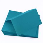 Aqua Blue Folded Place Card - Gmund Colors Matt 111C
