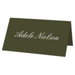 Forest Green Folded Place Card - Gmund Colors Matt 111C