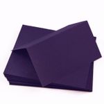 Grape Folded Place Card - Gmund Colors Matt 111C