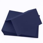 Midnight Blue Folded Place Card - Gmund Colors Matt 111C