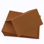 Sepia Folded Place Card - Gmund Colors Matt 111C