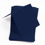 Midnight Blue Square Place Card - Gmund Colors Matt 111C