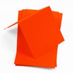 Cayenne Red Square Place Card - Gmund Colors Matt 89C