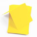 Canary Yellow Square Place Card - Gmund Colors Matt 111C