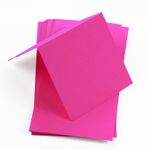 Fuschia Square Place Card - Gmund Colors Matt 111C