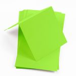 Leaf Green Square Place Card - Gmund Colors Matt 111C