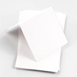 Fluorescent White Square Place Card - Gmund Colors Matt 74C