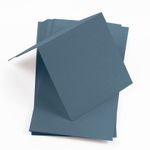 Marina Blue Square Place Card - Gmund Colors Matt 111C